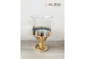 TR-GOLD-H1294-36YP - Handmade Colour Vase